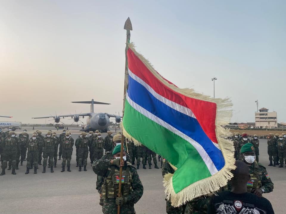 Contingent of Gambian Soldiers from Turkey