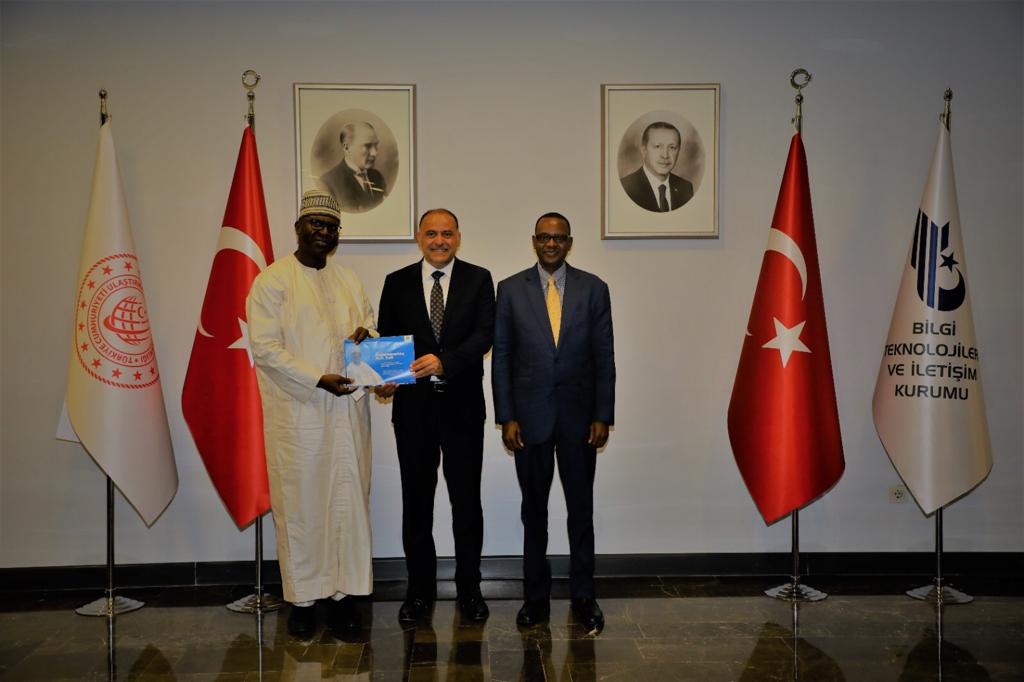 Hon. Minister of Information and Digital Economy Ousman A. Bah, and The Gambia’s candidate for the International Telecommunication Union – ITU’s