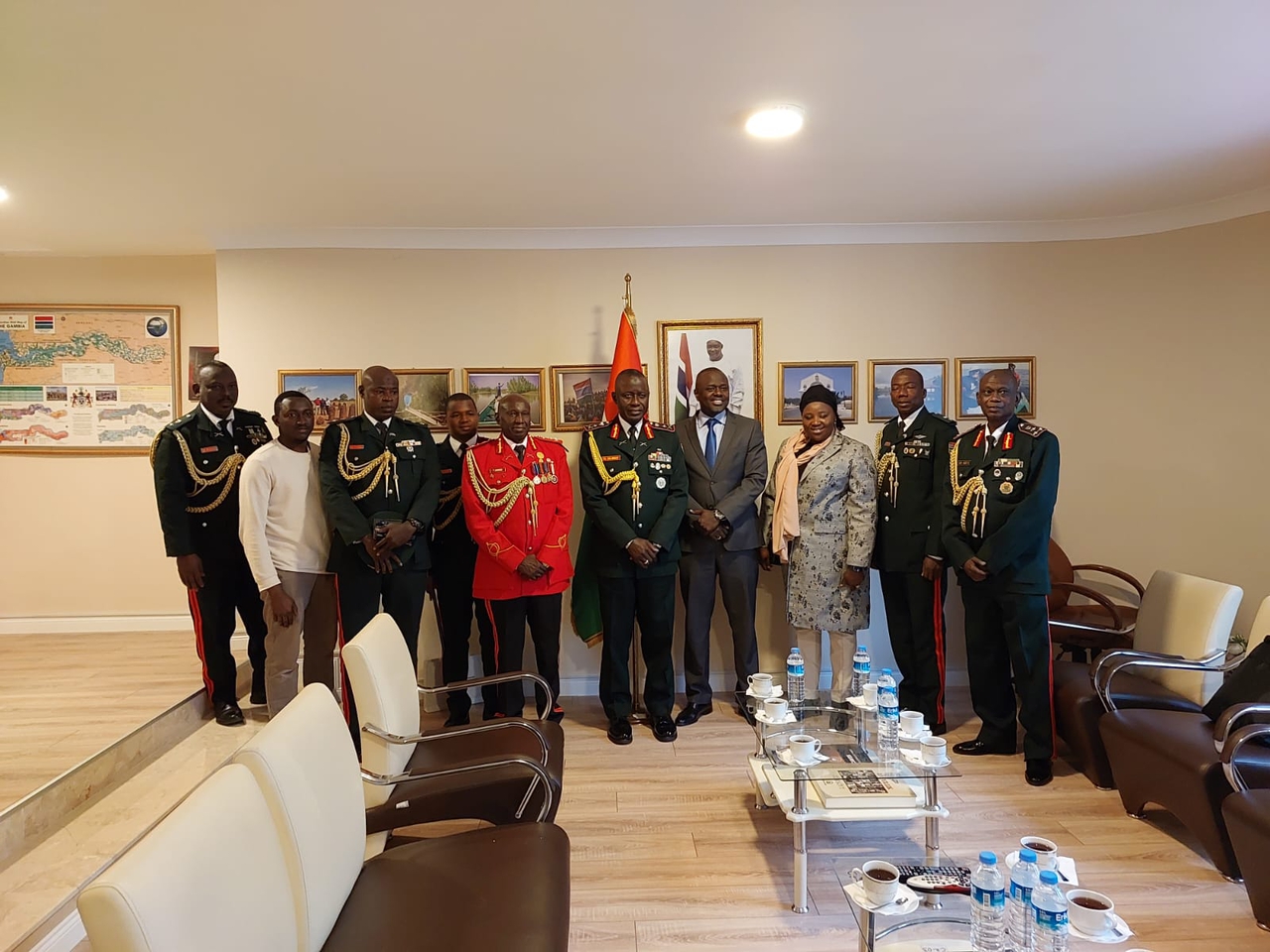 Meeting with Gambian Police Officers at the Turkish Police Academy