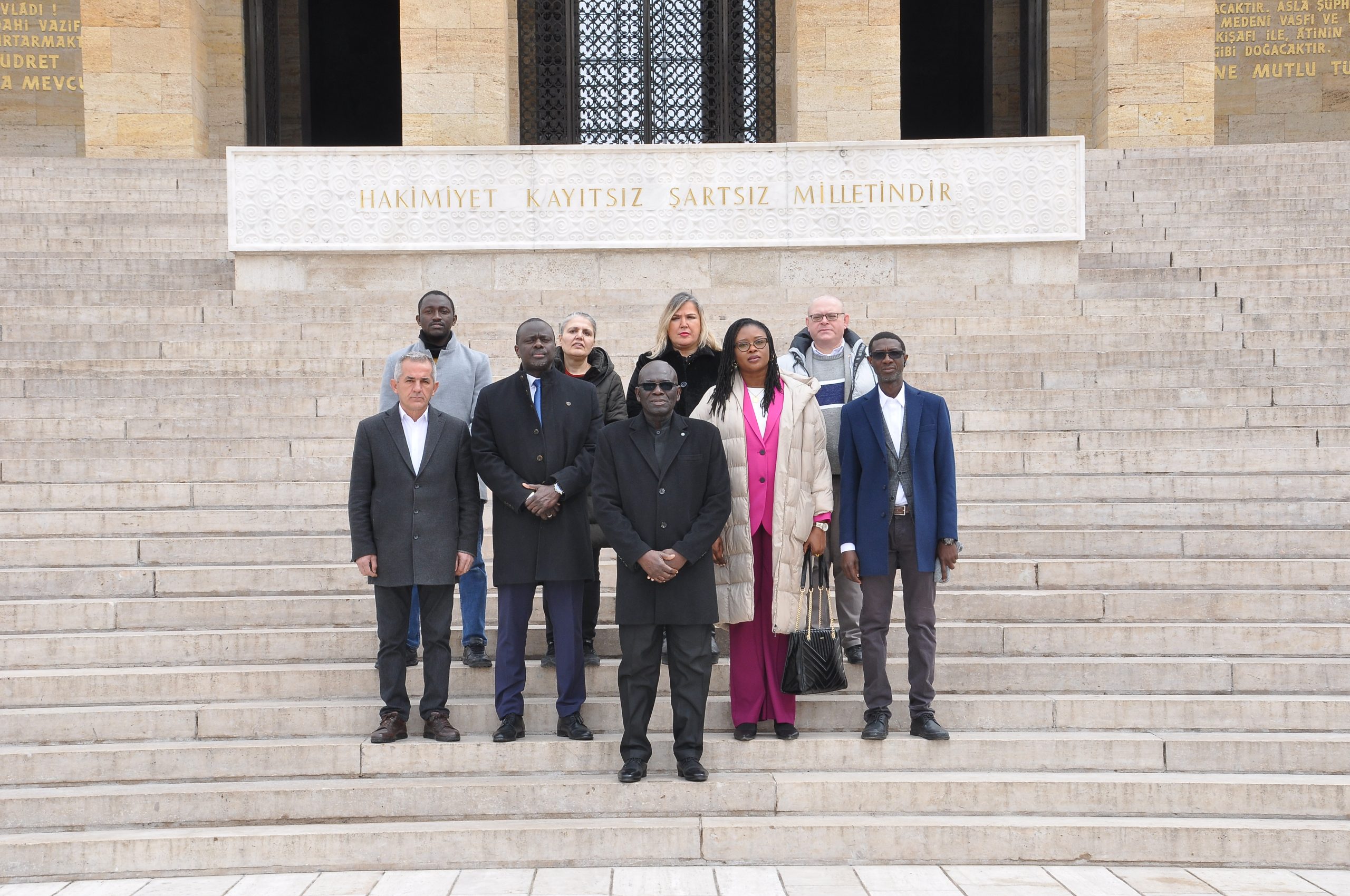 Ceremony at Anıtkabir for the Ambassador of the Republic of The Gambia