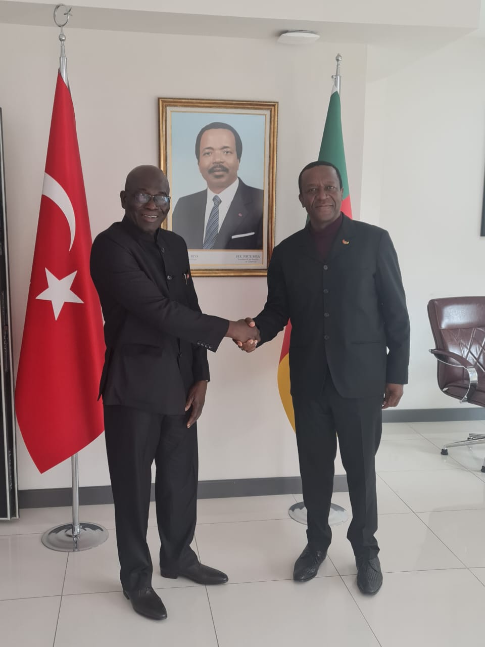 Courtesy call on H.E Victor Tchatchouwo, Cameroonian Ambassador to Turkiye