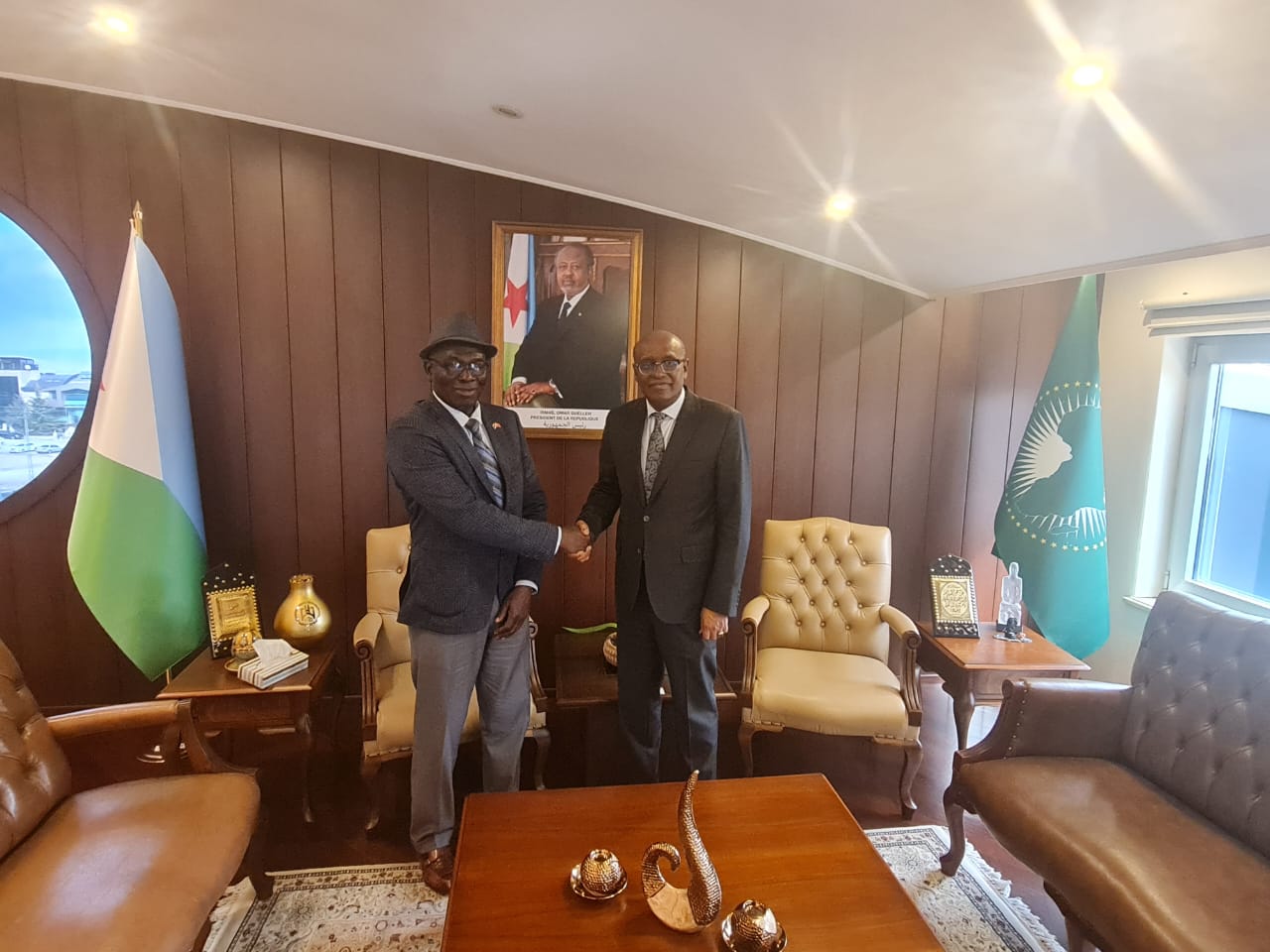 Courtesy Call on H.E. Aden Houssein Abdillahi, Djibouti Ambassador and Dean of the Diplomatic Corps