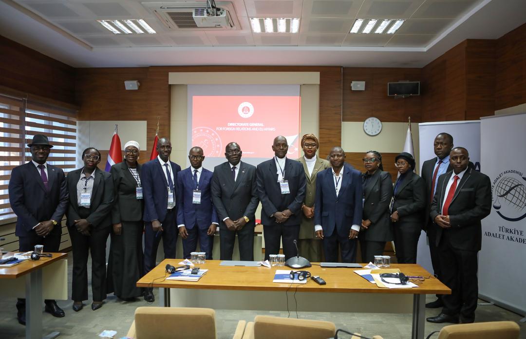 Ambassador Conteh Attends Launch of Gambian Judges’ Training on Human Trafficking, Refugee Law, and Drug Crimes at Turkish Justice Academy